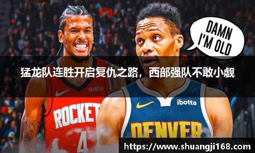 猛龙队连胜开启复仇之路，西部强队不敢小觑
